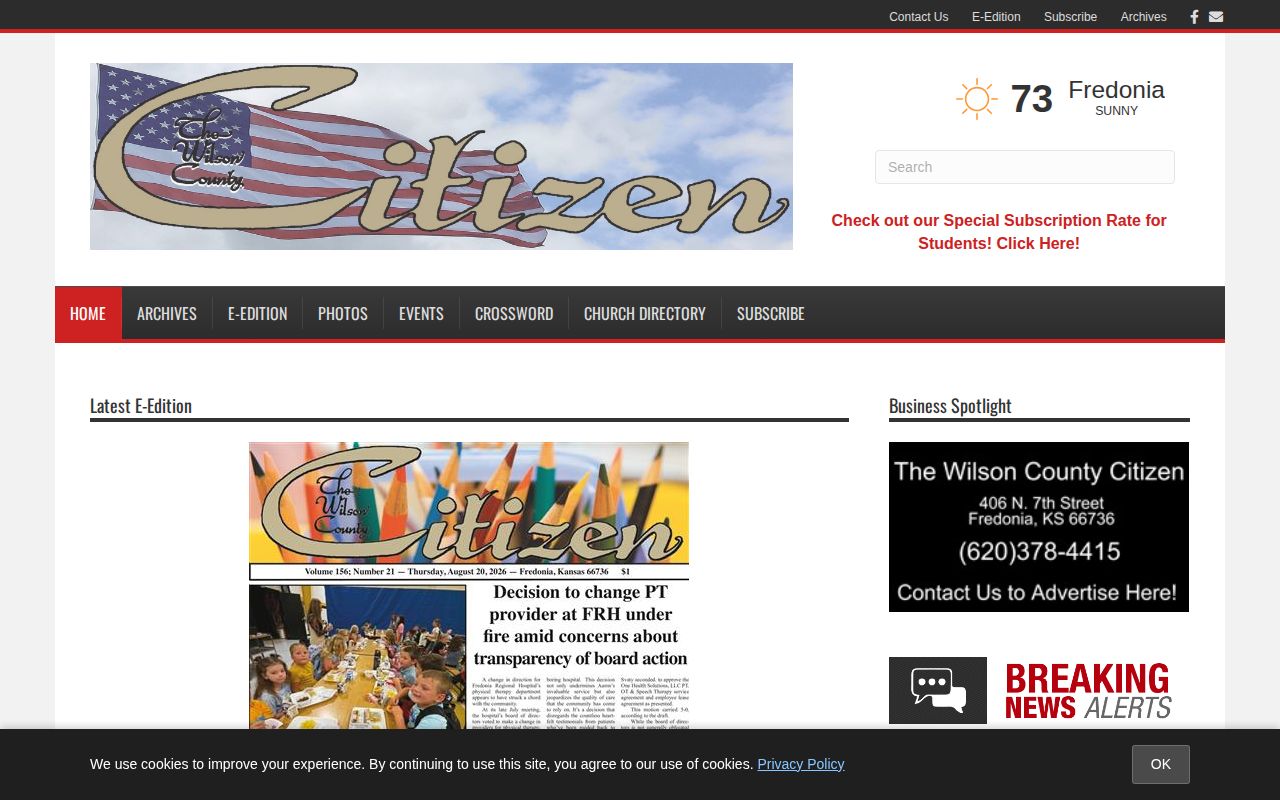 Wilson County Citizen crime news and arrest report source